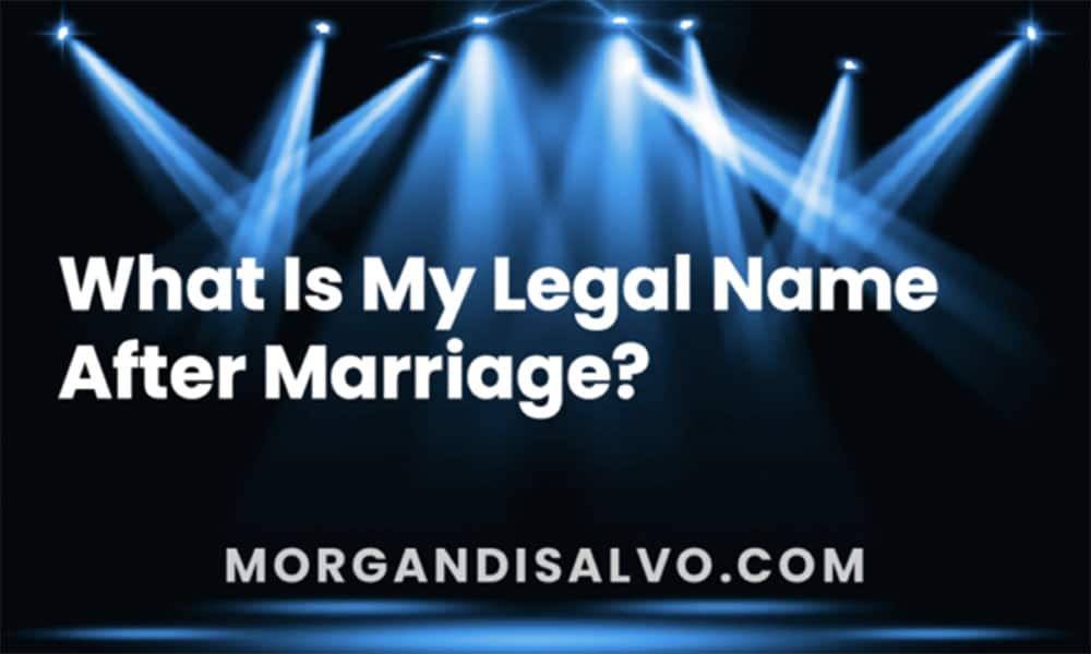 What is my legal name after marriage?